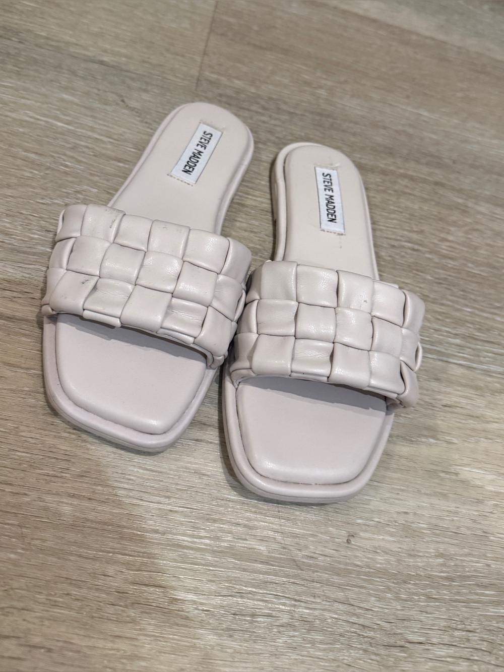 Steve Madden Woven Slide Sandals